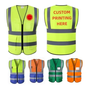 High Visibility Reflective Safety Vest for Traffic and Construction