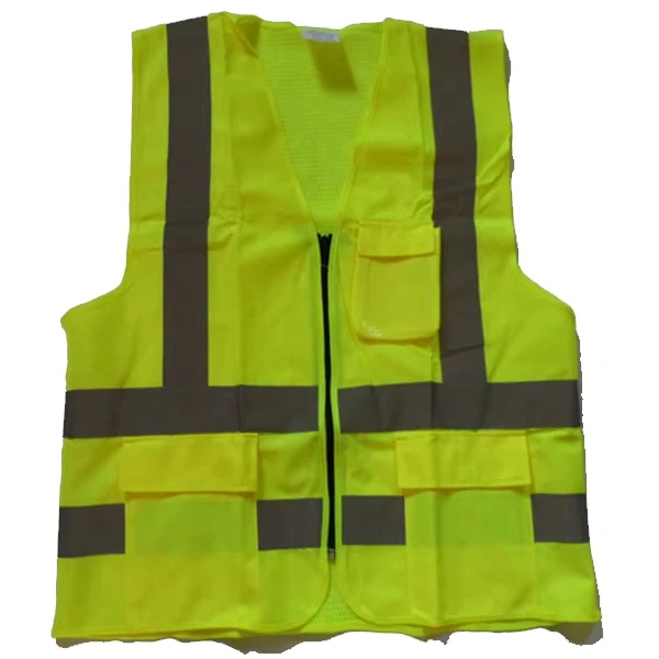 High Visibility Reflective Safety Vest with Pockets