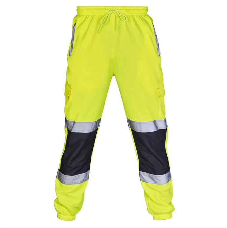 High Visibility Reflective Safety Work Pants With Pockets Reflective Safety Clothing