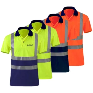 High-Visibility Reflective Safety Work Shirt for Mining, Oil and Gas, Construction, and Traffic Work