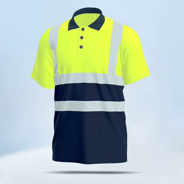 High-Visibility-Reflective-Short-Sleeve-T-Shirts-Safety-Clothing-Road-Construction-Traffic-Duty-Hi-Vis-Short-Sleeve-T-Shirt