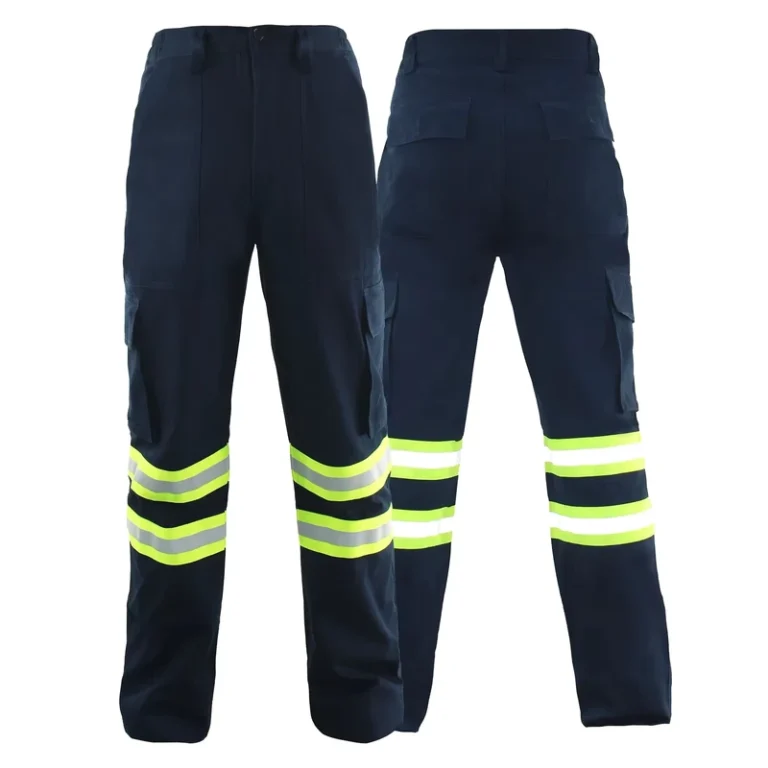 High-Visibility-Reflective-Strips-Cotton-Work-Pants-Breathable-Construction-Outdoor-Cargo-Workwear-Trousers