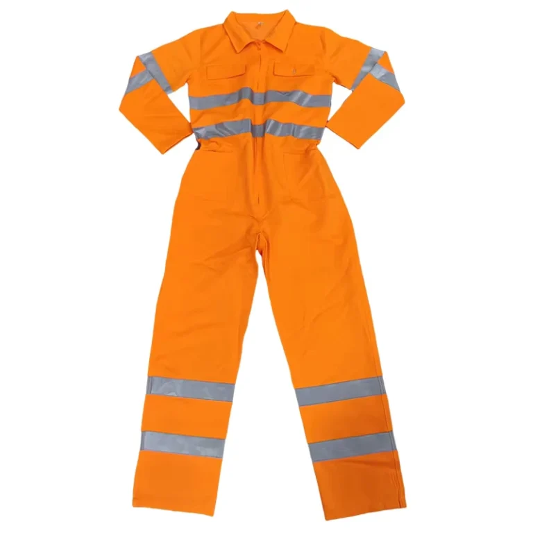 High-Visibility-Reflective-Waterproof-Breathable-Thermal-Polyester-Safety-Orange-Work-Uniform-Coverall-Protective