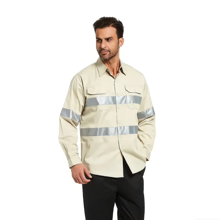 High-Visibility-Reflective-Work-Shirts-Long-Sleeve-Button-up-Safety-Uniform-for-Men