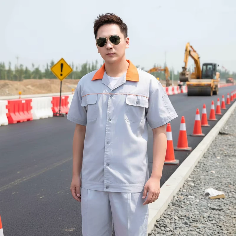 High Visibility Reflective Work Uniform Traffic Road Construction Clothing Security Uniform Safety Clothes