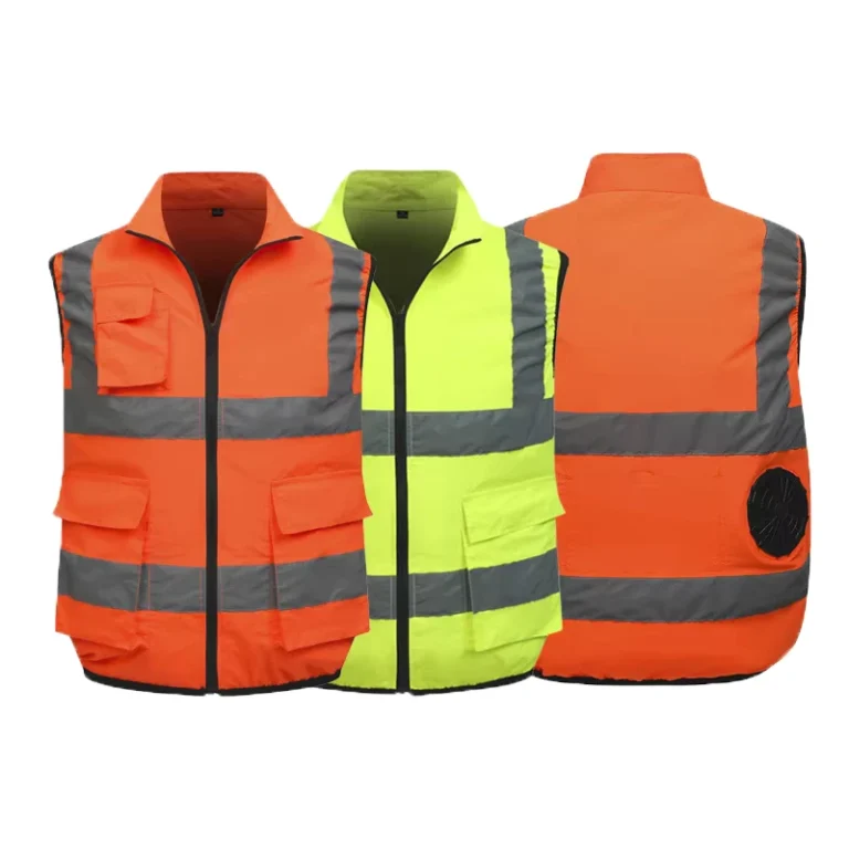 High-Visibility-Safety-Cooling-Vest-with-Reflective-Jacket-and-Dual-Fans-for-Construction-Sites