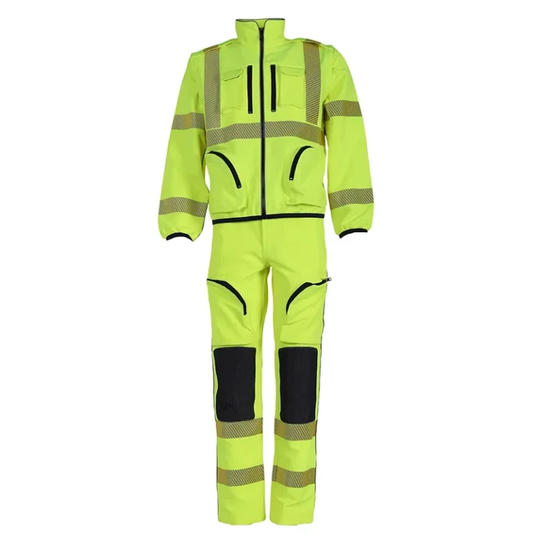 High-Visibility-Safety-Mens-Work-Uniforms-Hi-Vis-Workwear-Jackets-and-Pants-with-Reflective-Outdoor-Polyester-Spandex-Blend-CE