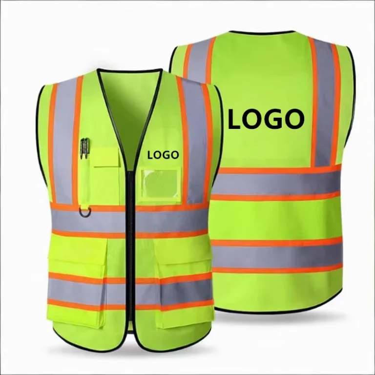 High-Visibility-Safety-Protective-Nylon-Jacket-and-Road-Safety-Vest-for-Construction-Engineering