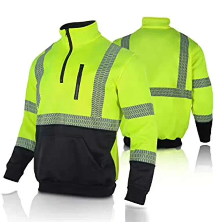 High-Visibility-Safety-Sweatshirt-ANSI-Fleece-Pullover-Sweater-with-Black-Bottom-for-Men
