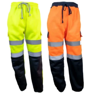 High Visibility Safety Workwear Trousers Hi Vis Road Construction Work Pants With Reflective Tape