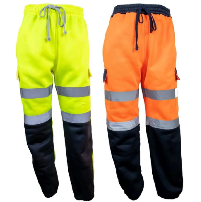 High Visibility Safety Workwear Trousers Hi Vis Road Construction Work Pants With Reflective Tape