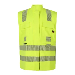 High Visibility Security Gear for Construction Workers Safety Jacket With Multiple Pockets