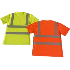 High Visibility Shirt Reflective T shirts Can Be Printed with LOGO Security Safety Polo Shirt Construction Shirt