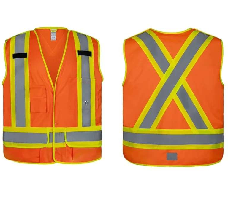 High-Visibility-Vest-Safety-Vest-X-Back-Two-tone-100-Polyester-Reflective-Clothing-Custom-Reflector-Vest-Gilet-De-Seguridad-OEM