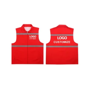 High Visibility Volunteer Reflective Vest for Security and Traffic Safety
