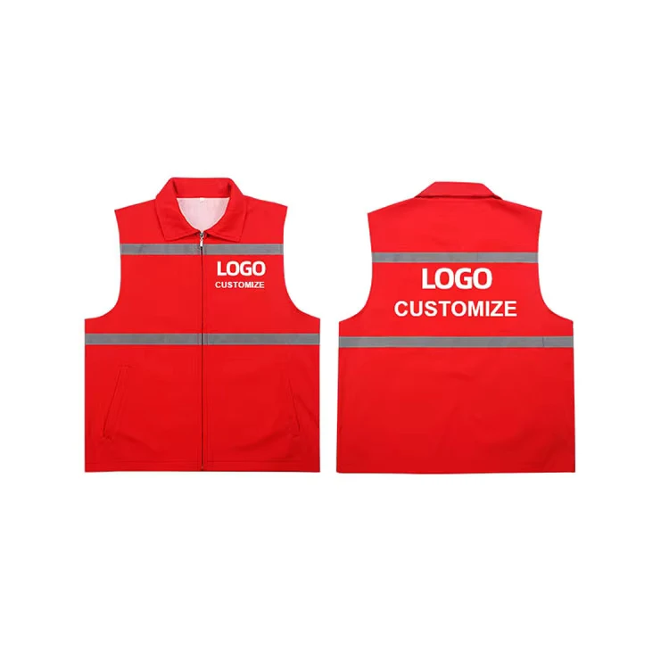 High Visibility Volunteer Reflective Vest for Security and Traffic Safety