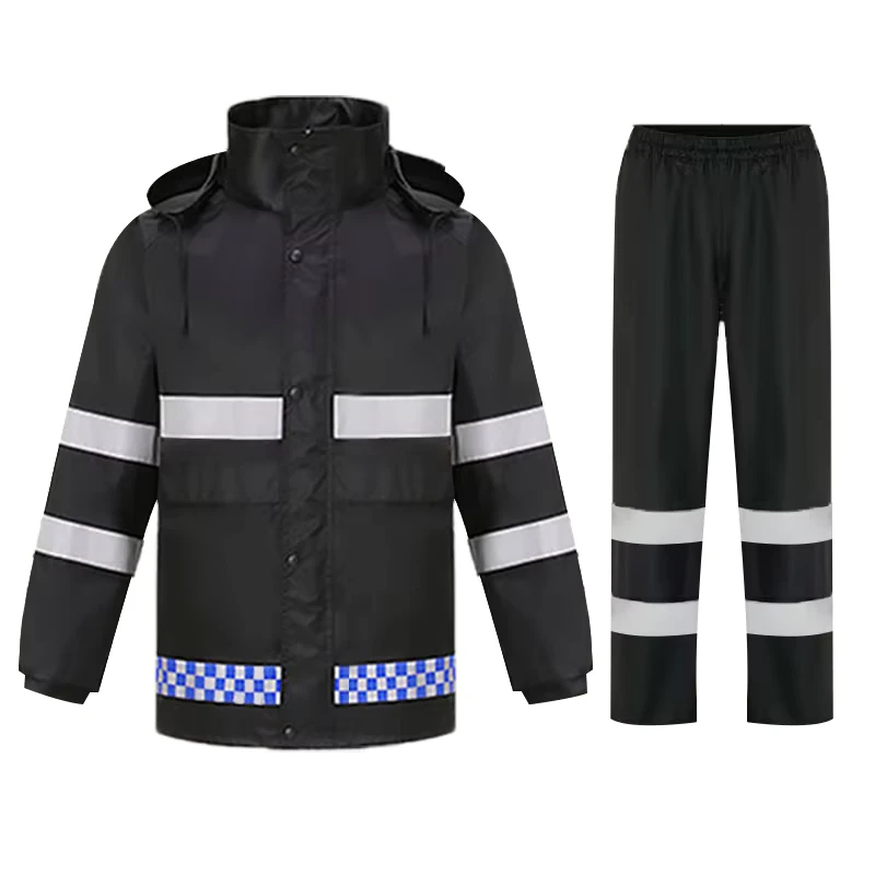 High Visibility Waterproof Reflective Safety Jacket for Outdoor Work All Weather Road Safety Gear