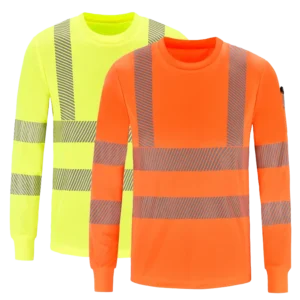 High Visibility Work Safety Reflective Construction Long Sleeve Shirt Clothing Engineer Workwear Construction Polo T Shirt