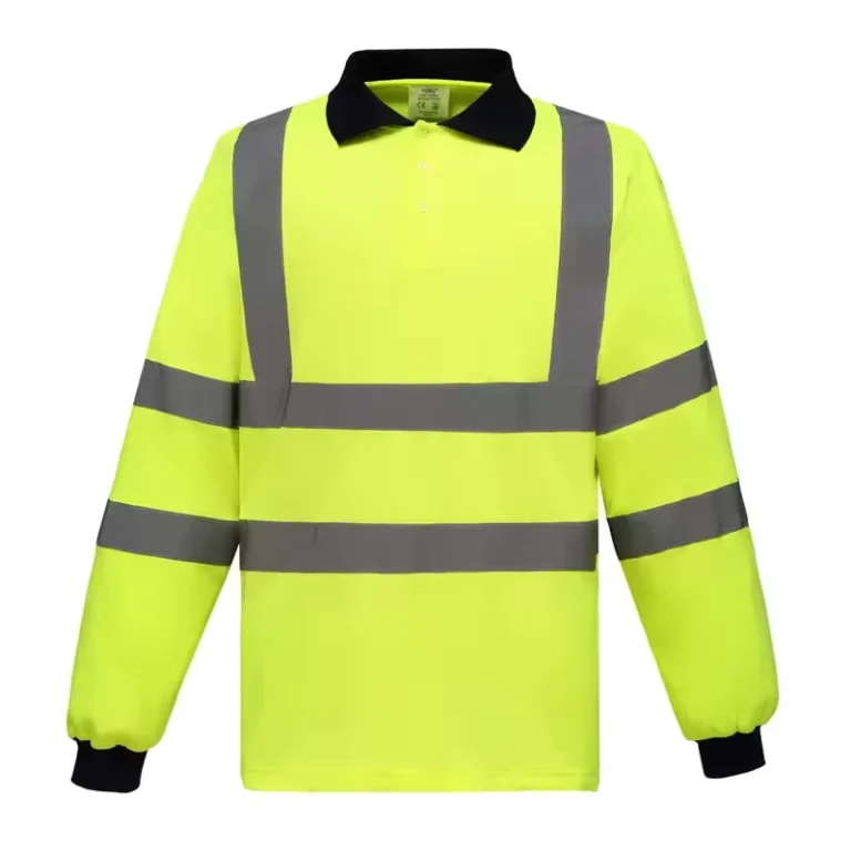 High-Visibility-Worker-Mining-Oil-Gas-Industrial-Construction-Safety-Workwear-Traffic-Road-Reflective-Hi-Vis-Work-Polo-Shirt