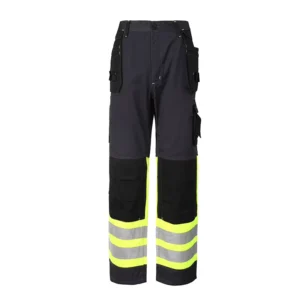 High Visibility Workwear Factory Uniform Reflective Safety Clothing Construction Work Trousers Protective Working Pants for Men