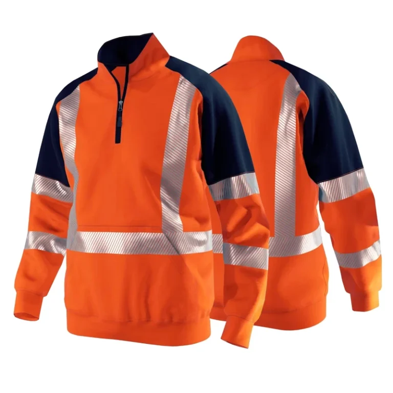 High-Visibility-Workwear-Uniforms-Hi-Vis-Waterproof-Work-Tear-Abrasion-Resistant-Two-Tone-Softshell-Safety-Reflective-Jacket