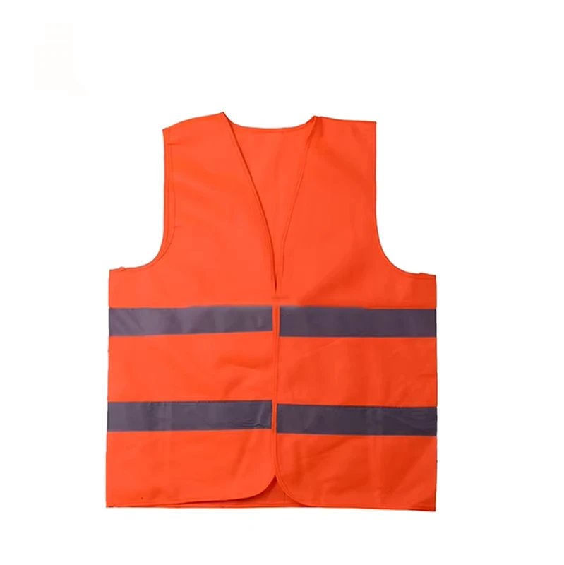High Visibility Yellow and Orange Reflective Safety Vest