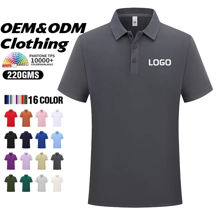 High-end-Custom-Mens-Work-Polo-Shirts-Private-Embroidery-LOGO-100-Cotton-Golf-Lapel-Plain-Polo-t-Shirts-Uniform-for-Unisex