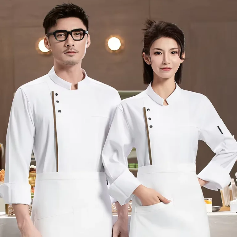High-end-Hotel-Chef-Clothes-Baking-Restaurant-Catering-Western-Food-Cooking-Dessert-Shop-Long-Sleeve-Work-Clothes