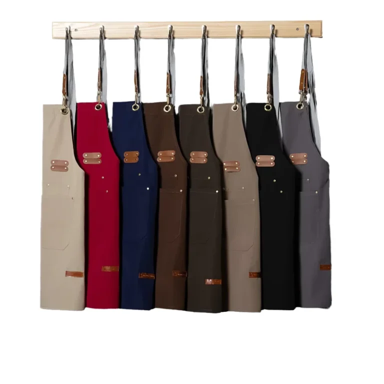 High-end-Light-Luxury-Thickened-Canvas-Cotton-Apron-Gardening-Denim-Work-Apron-Styling-Store