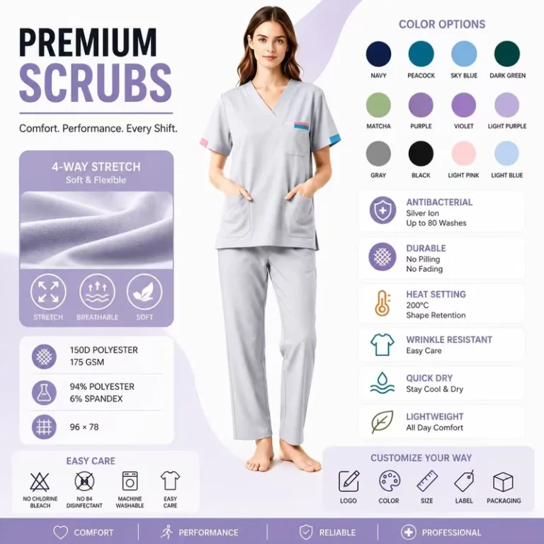 High-quality-Customized-Medical-Uniforms-Suitable-for-Hospitals-and-Other-Places-with-Soft-Breathable-and-Durable