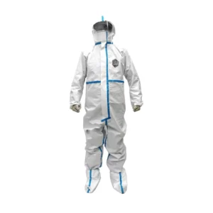 Hooded Overall Suit Coverall Waterproof Disposable Polypropylene Coverall Biosecurity Suits
