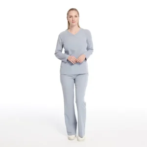 Hospital Beauty Salon Medical Scrubs Uniform Long Sleeve Suit Women Scrub Sets Stylish Nursing