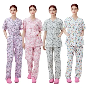 Hospital Nurse and Pet Surgical Scrub Uniform Sets from Manufacturer