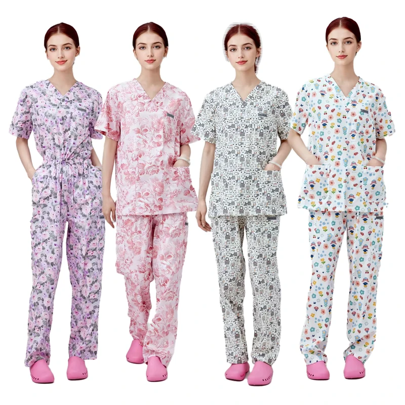 Hospital Nurse and Pet Surgical Scrub Uniform Sets from Manufacturer
