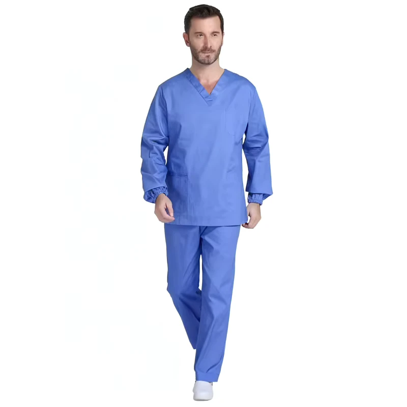 Hospital Operating Room Doctor and Nurse Scrub Suit for Beauty Salon Use