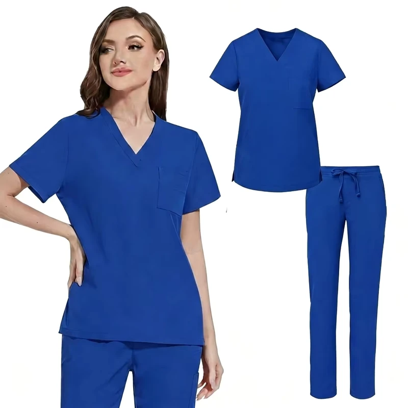 Hospital Operating Room Scrubs for Physician Nurse Dentist Winter and Summer Work Clothes OEM Model
