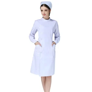 Hospital Uniform Medical Scrubs Nurse Gowns Unisex Women Hospital Clothing Long Sleeve Short Sleeve Lab Coat Polyester Spandex