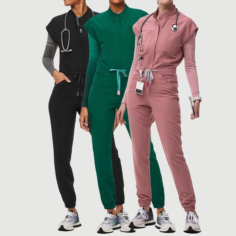 Hospital Uniform Medical Scrubs Uniforms Sets for Women Medical Scrubs Set Nurse Nursing Scrubs Waterproof Medical Uniforms Set