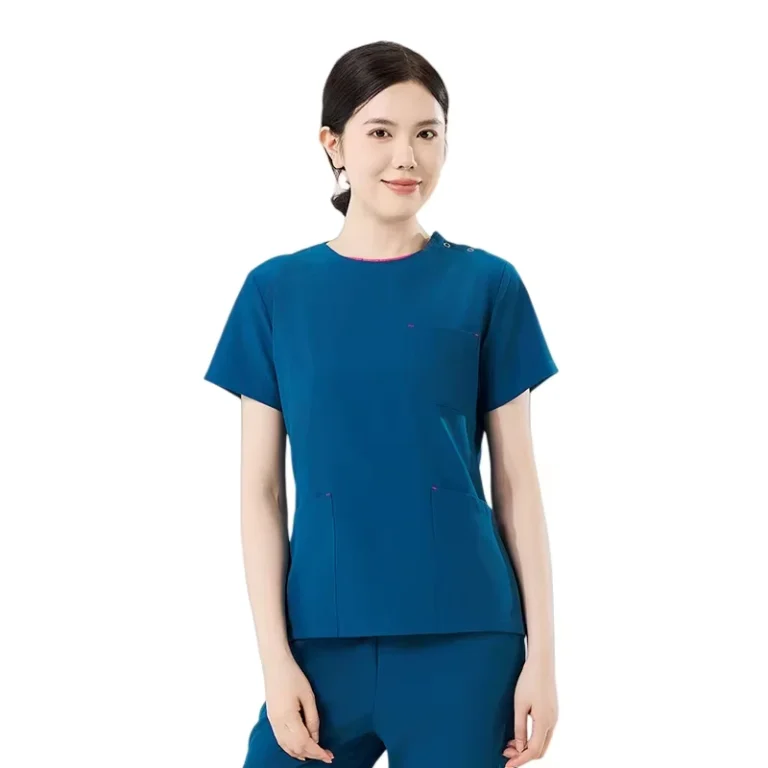 Hospital-Uniforms-Medical-Scrubs-Nurse-Long-Sleeve-Scrub-Suit-Unisex-Stretchy-Set-High-Quality-Polyester-Cotton-Breathable