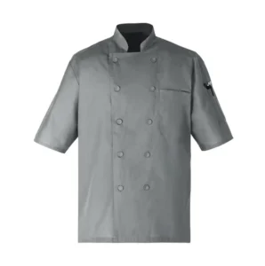 Hospitality Catering Staff Waiters Chef Cook Fabric Covered Buttons Uniforms for Fast Food Restaurant Coffee Shop Saloon Bakery