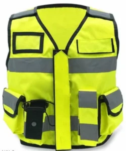 Hot Sell Multi pocket Roadway Traffic High Lighter Clothing High Visibility Reflective Tape Safety Vest