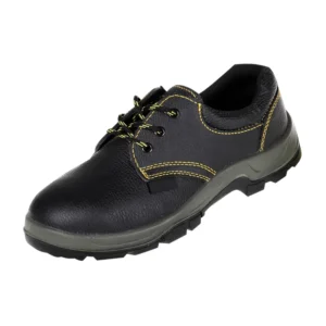 Hot Selling Comfortable Anti Slip Mid Cut Steel Toe Safety Shoes Insulated Leather Electrical Shock Resistant Foot Protection