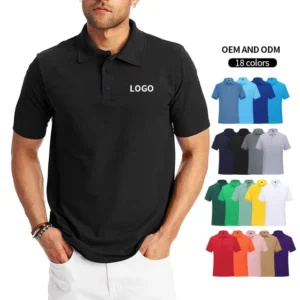 Hot Selling Summer Custom Men’s Polo Shirts Work Polo Shirts Custom Printed Golf Polo T shirt Customization Embroidery