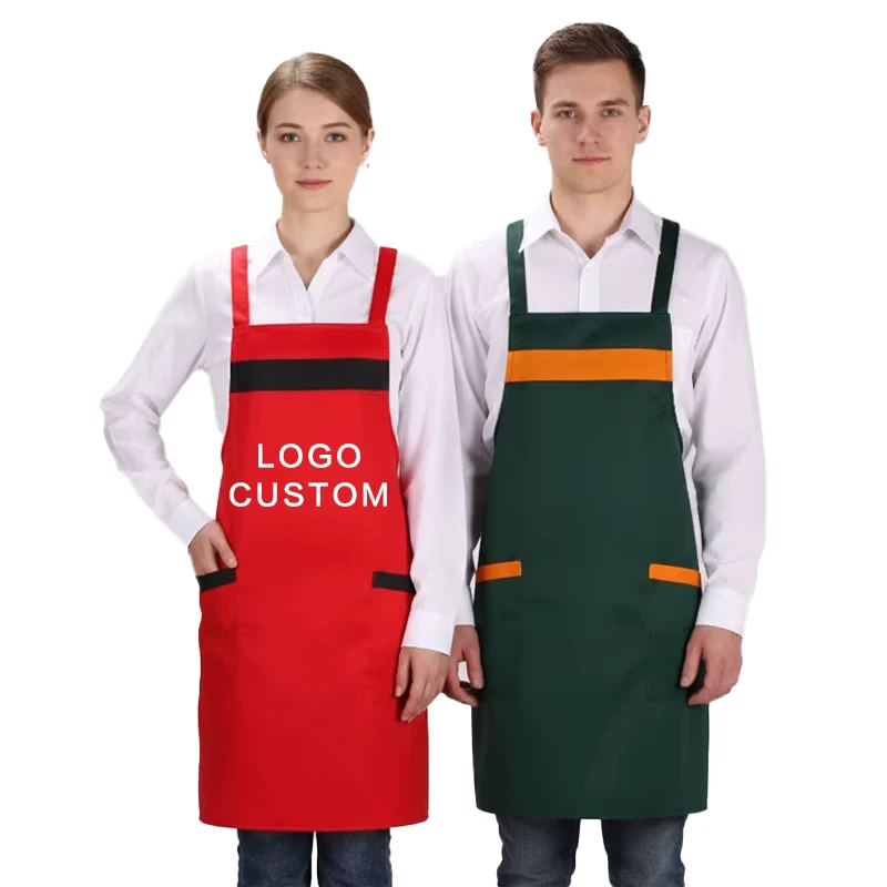 Hotel Restaurant Cafeteria Chef Apron Protective Work Uniform