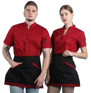 Hotel Restaurant Chef Jacket Uniform Shirts Manager Executive Waitress Bar Uniforms