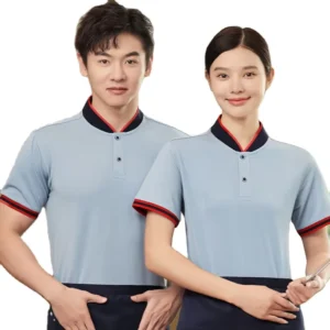 Hotel Restaurant Waiter Catering Short-Sleeve Work Uniform