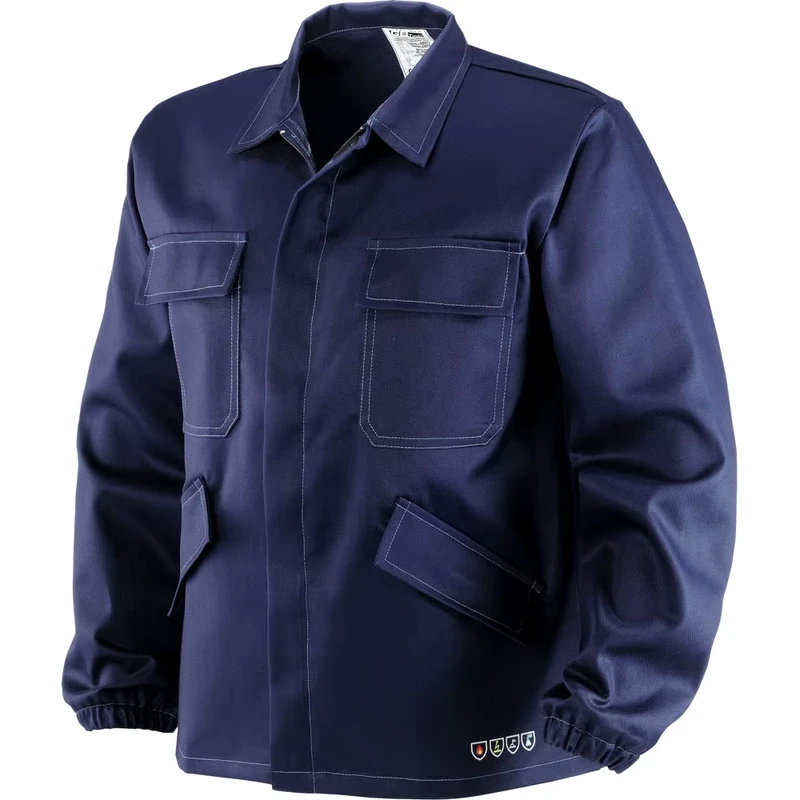 III a 93% Meta Aramid 5% Para Aramid 2% Antistatic 210gsm Inherent Flame Resistant Coat FR Uniform Shirt FRC Jacket Clothing