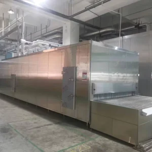 IQF Tunnel Freezer with Automatic Motor for High Productivity Individual Quick Freezing of Vegetables and Granular Foods