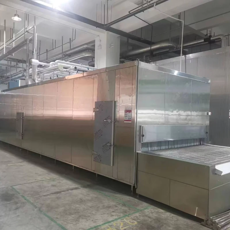 IQF Tunnel Freezer with Automatic Motor for High Productivity Individual Quick Freezing of Vegetables and Granular Foods