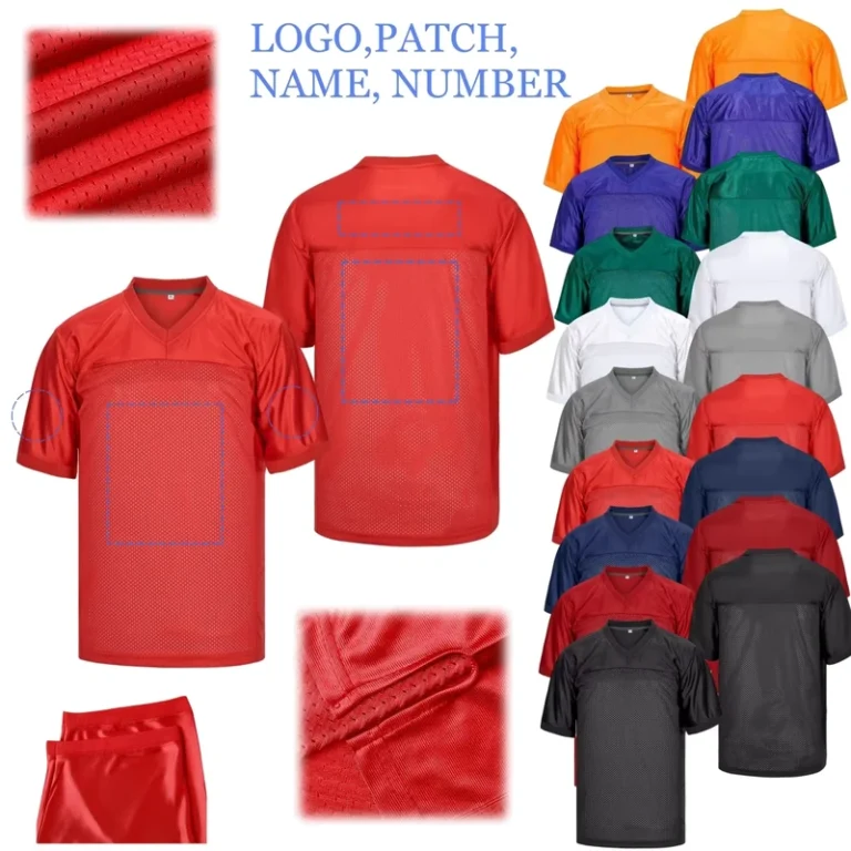 In-Stock-High-Quality-American-Football-Jersey-Club-Team-Red-Shirt-Custom-Logo-Name-Polyester-Mesh-Wear-for-Men-Women-Youth
